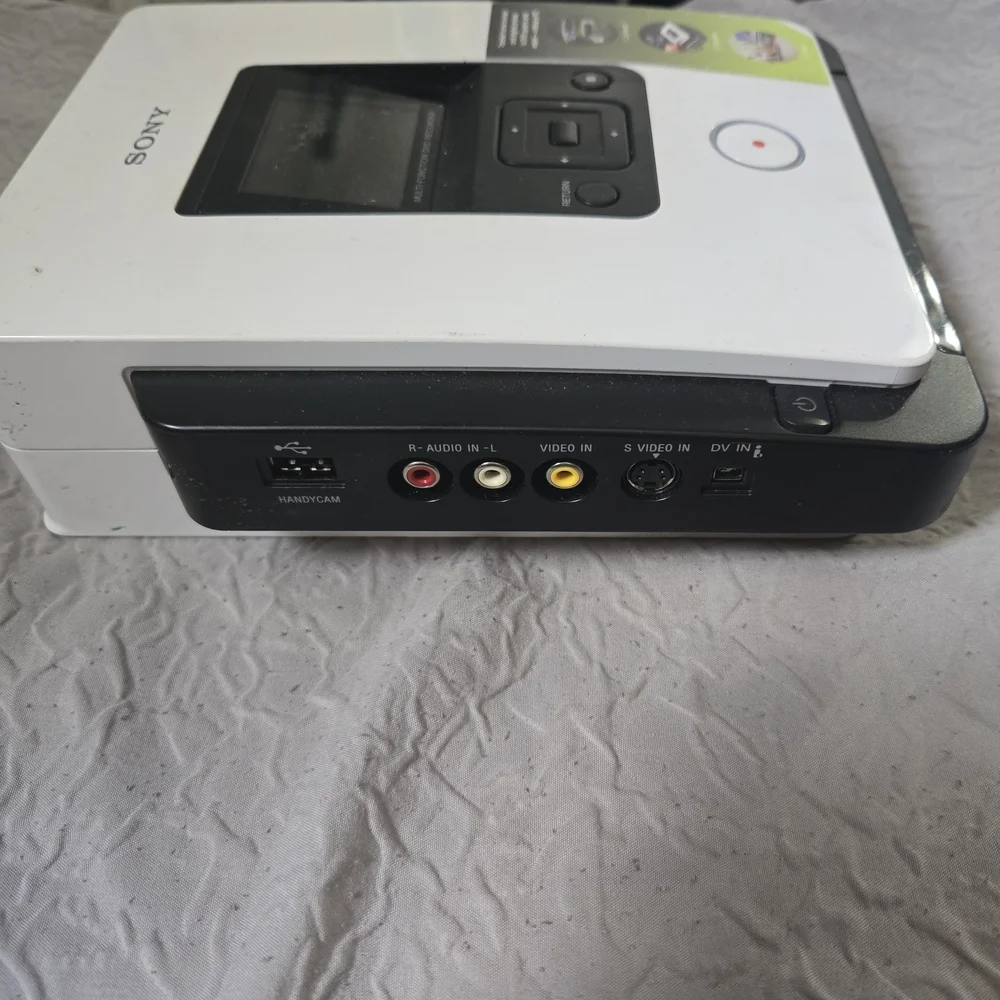 Sony White and Black Multi-Function Disc Recorder 288 No Cable.